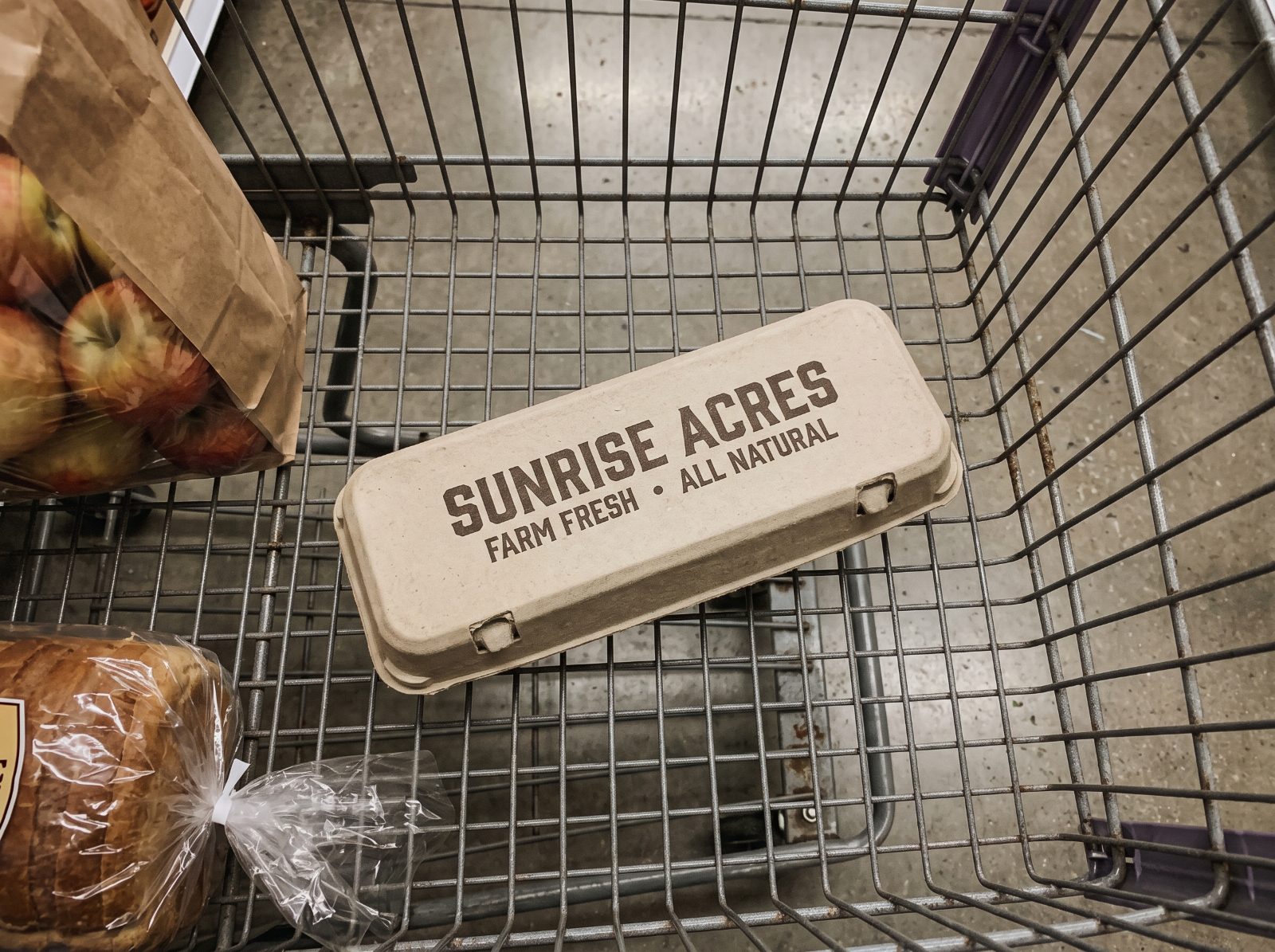 Carton A in the shopping cart